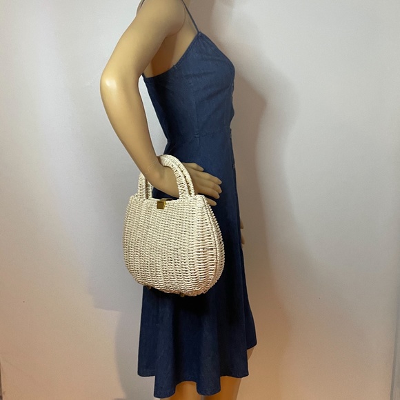 Minimalist spaghetti strap Jean cutout midi dress! - Picture 14 of 14